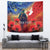 Tonga ANZAC Day Personalised Tapestry Soldier Te Tau Manatui Kinautolu with Poppy Field LT9 Art - Polynesian Pride