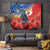 Tonga ANZAC Day Personalised Tapestry Soldier Te Tau Manatui Kinautolu with Poppy Field LT9 - Polynesian Pride