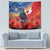 Tonga ANZAC Day Personalised Tapestry Soldier Te Tau Manatui Kinautolu with Poppy Field LT9 - Polynesian Pride