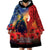 Tonga ANZAC Day Personalised Wearable Blanket Hoodie Soldier Te Tau Manatui Kinautolu with Poppy Field LT9 - Polynesian Pride