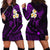 Polynesian Hawaii Hoodie Dress Niihau Islands with Pacific Plumeria Purple Vibe LT9 - Polynesian Pride