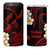 Hawaii Ni'ihau Islands Pacific Plumeria 4 in 1 Can Cooler Tumbler Red Polynesian Tattoo