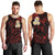 Polynesian Hawaii Men Tank Top Niihau Islands with Pacific Plumeria Red Vibe LT9 - Polynesian Pride