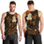 Hawaii Men Tank Top Molokai Islands Polynesian Sunset Plumeria Gold Vibe LT9 - Polynesian Pride