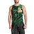 Hawaii Men Tank Top Molokai Islands Polynesian Sunset Plumeria Green Vibe LT9 - Polynesian Pride