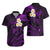 Polynesian Hawaii Hawaiian Shirt Molokai Islands with Pacific Plumeria Purple Vibe LT9 - Polynesian Pride