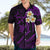 Polynesian Hawaii Hawaiian Shirt Molokai Islands with Pacific Plumeria Purple Vibe LT9 - Polynesian Pride