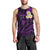 Polynesian Hawaii Men Tank Top Molokai Islands with Pacific Plumeria Purple Vibe LT9 - Polynesian Pride