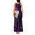 Polynesian Hawaii Tank Maxi Dress Molokai Islands with Pacific Plumeria Purple Vibe LT9 - Polynesian Pride