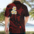 Polynesian Hawaii Hawaiian Shirt Molokai Islands with Pacific Plumeria Red Vibe LT9 - Polynesian Pride