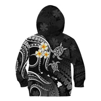 Polynesian Hawaii Kid Hoodie Molokai Islands with Pacific Plumeria White Vibe LT9 - Polynesian Pride
