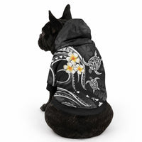 Polynesian Hawaii Molokai Islands Pet Hoodie with Pacific Plumeria White Vibe LT9 - Polynesian Pride