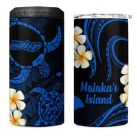 Hawaii Molokai Islands Pacific Plumeria 4 in 1 Can Cooler Tumbler Blue Polynesian Tattoo LT9 One Size: 16 oz Blue - Polynesian Pride