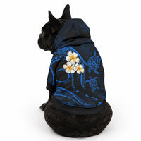 Hawaii Lanai Islands Pet Hoodie Polynesian Sunset Plumeria Blue Vibe LT9 - Polynesian Pride