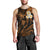 Hawaii Men Tank Top Lanai Islands Polynesian Sunset Plumeria Gold Vibe LT9 - Polynesian Pride