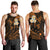 Hawaii Men Tank Top Lanai Islands Polynesian Sunset Plumeria Gold Vibe LT9 - Polynesian Pride