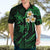 Hawaii Hawaiian Shirt Lanai Islands Polynesian Sunset Plumeria Green Vibe LT9 - Polynesian Pride