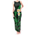 Hawaii Tank Maxi Dress Lanai Islands Polynesian Sunset Plumeria Green Vibe LT9 Women Green - Polynesian Pride