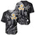 Polynesian Hawaii Baseball Jersey Lanai Islands with Pacific Plumeria White Vibe LT9 - Polynesian Pride