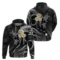 Polynesian Hawaii Hoodie Lanai Islands with Pacific Plumeria White Vibe LT9 - Polynesian Pride