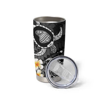 Hawaii Lanai Islands Pacific Plumeria Tumbler Cup White Polynesian Tattoo LT9 - Polynesian Pride