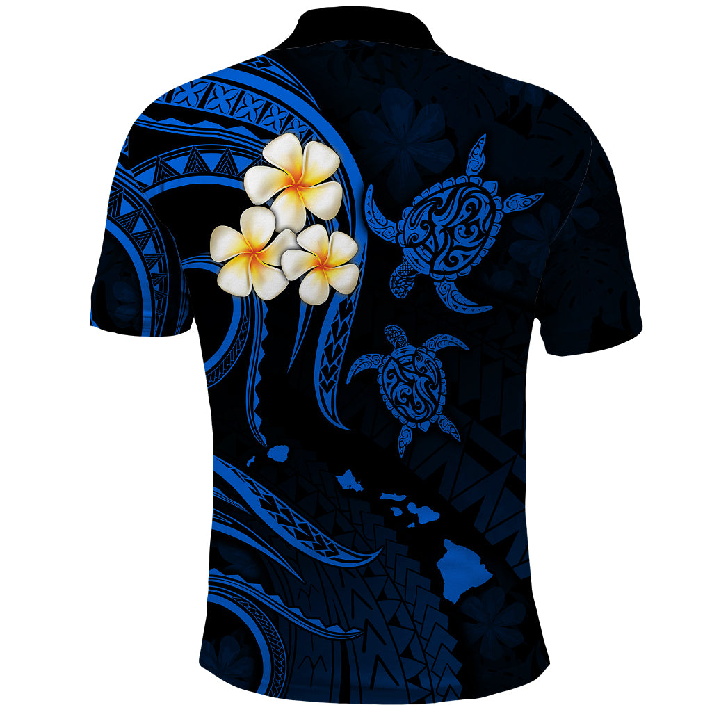 Hawaii Polo Shirt Kauai Islands Polynesian Sunset Plumeria LT9 - Polynesian Pride