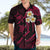 Hawaii Hawaiian Shirt Kauai Islands Polynesian Sunset Plumeria Pink Vibe LT9 - Polynesian Pride