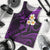 Polynesian Hawaii Men Tank Top Kauai Islands with Pacific Plumeria Purple Vibe LT9 Purple - Polynesian Pride