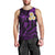 Polynesian Hawaii Men Tank Top Kauai Islands with Pacific Plumeria Purple Vibe LT9 - Polynesian Pride