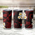 Hawaii Kauai Islands Pacific Plumeria Tumbler Cup Red Polynesian Tattoo