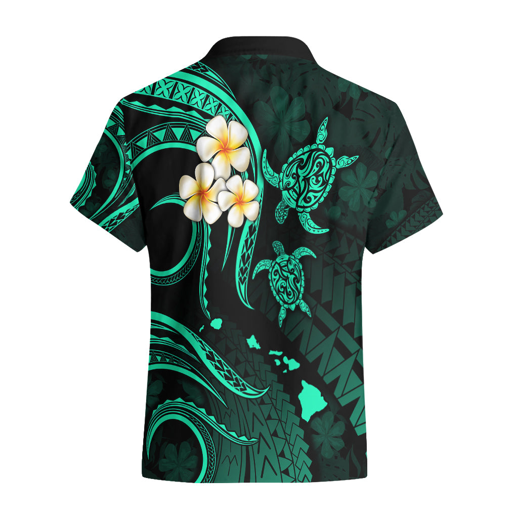 Hawaiian Shirt Hawaiian Islands (turquoise)