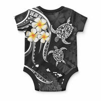 Polynesian Hawaii Kauai Islands Baby Onesie with Pacific Plumeria White Vibe LT9 - Polynesian Pride