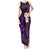 Polynesian Hawaii Tank Maxi Dress Kahoolawe Islands with Pacific Plumeria Purple Vibe LT9 Women Purple - Polynesian Pride