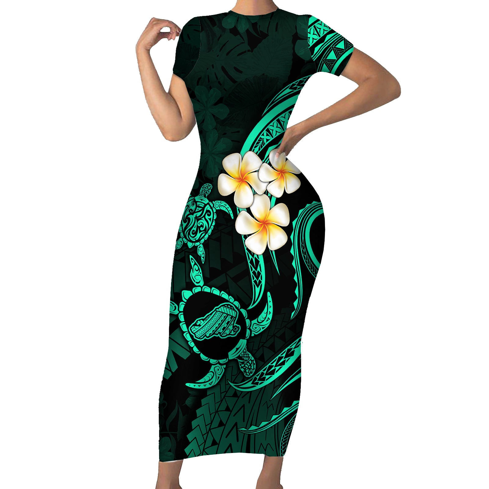 Hawaiian bodycon outlet dress