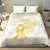 Be Bold Go Gold Polyneisan Ribbon Childhood Personalised Bedding Set