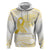 Be Bold Go Gold Polyneisan Ribbon Childhood Personalised Hoodie