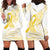 Be Bold Go Gold Polyneisan Ribbon Childhood Personalised Hoodie Dress