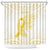 Be Bold Go Gold Polyneisan Ribbon Childhood Personalised Shower Curtain