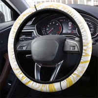 Be Bold Go Gold Polyneisan Ribbon Childhood Personalised Steering Wheel Cover LT9 - Polynesian Pride