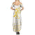 Be Bold Go Gold Polyneisan Ribbon Childhood Personalised Summer Maxi Dress