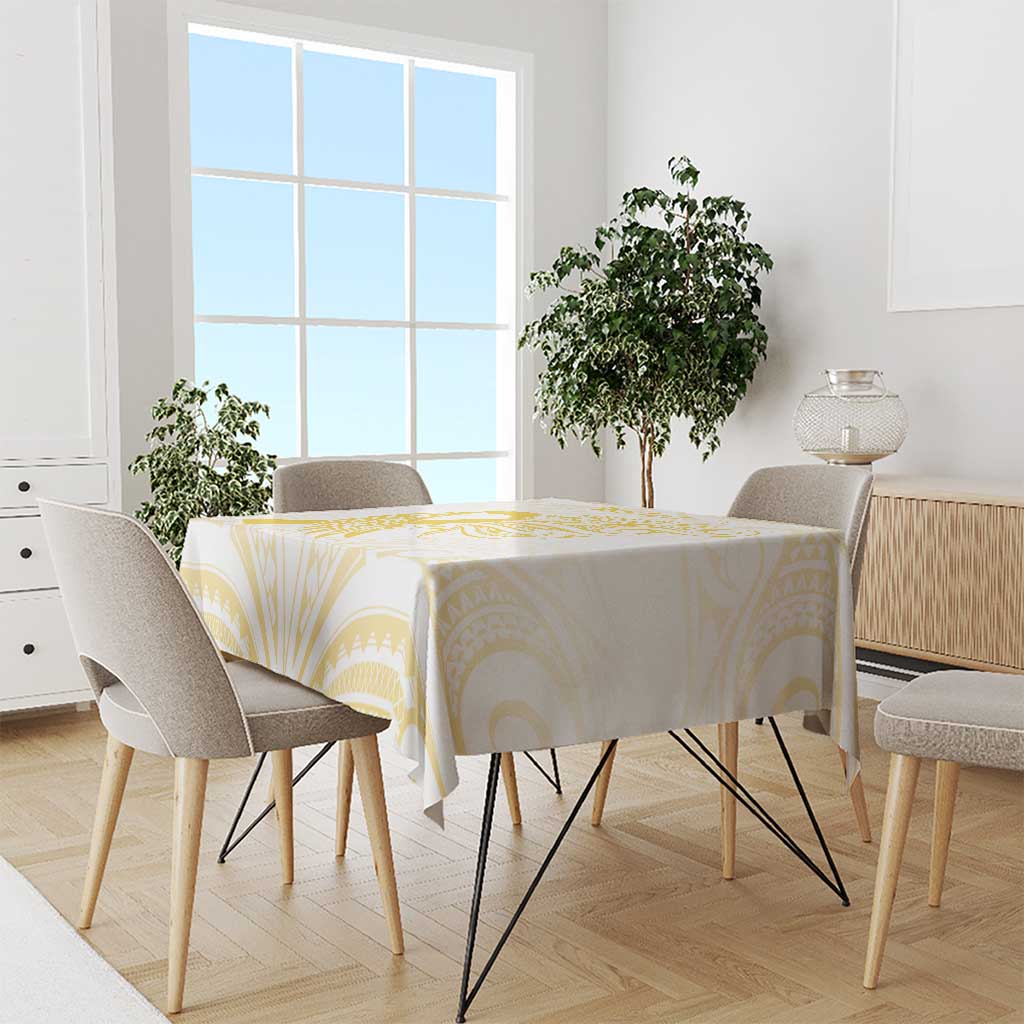 Be Bold Go Gold Polyneisan Ribbon Childhood Personalised Tablecloth LT9 - Polynesian Pride