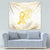 Be Bold Go Gold Polyneisan Ribbon Childhood Personalised Tapestry