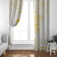 Be Bold Go Gold Polyneisan Ribbon Childhood Personalised Window Curtain LT9 - Polynesian Pride