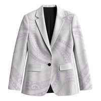 White Sunday Lotu Tamaiti Blazer Polynesian Wave Pastel Mauve LT9 Unisex Mauve - Polynesian Pride
