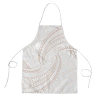 White Sunday Lotu Tamaiti Apron Polynesian Wave Pastel Nude LT9 Nude - Polynesian Pride