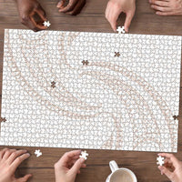 White Sunday Lotu Tamaiti Puzzle Polynesian Wave Pastel Nude LT9 - Polynesian Pride