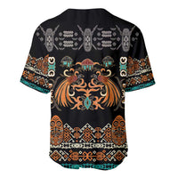 Black Batik Papua-inspired Pattern Baseball Jersey LT9 - Polynesian Pride