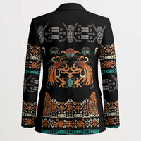Black Batik Papua-inspired Pattern Blazer LT9 - Polynesian Pride