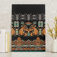 Black Batik Papua-inspired Pattern Canvas Wall Art LT9 Without Frame Black - Polynesian Pride