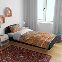 Terracotta Batik Papua-inspired Pattern Bedding Set LT9 - Polynesian Pride